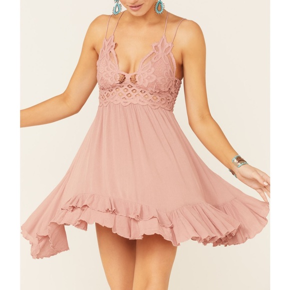 Free People Dresses & Skirts - NWT Free People Adella Dress in Rose Size S and M